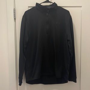 Under Armor Black 1/4 Zip Size Large